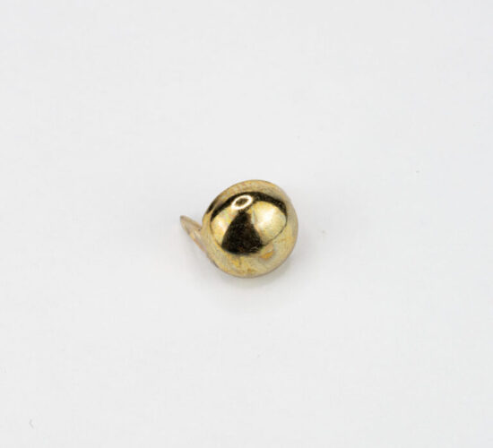 #203 Solid Brass Dome - Gold, Dozen (12)