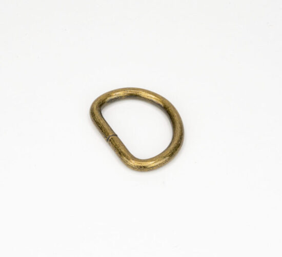 #3250 D-Ring 1 1/4" - Antique Brass