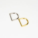 #452 Solid Brass Casted D-Ring