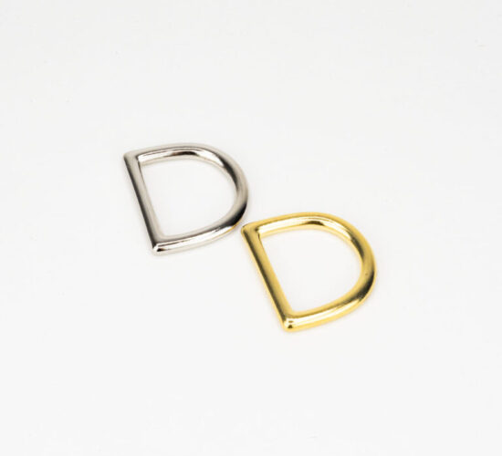 #452 Solid Brass Casted D-Ring 1/2"