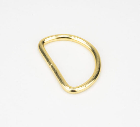 #563 D-Ring 1 1/4" - Gold