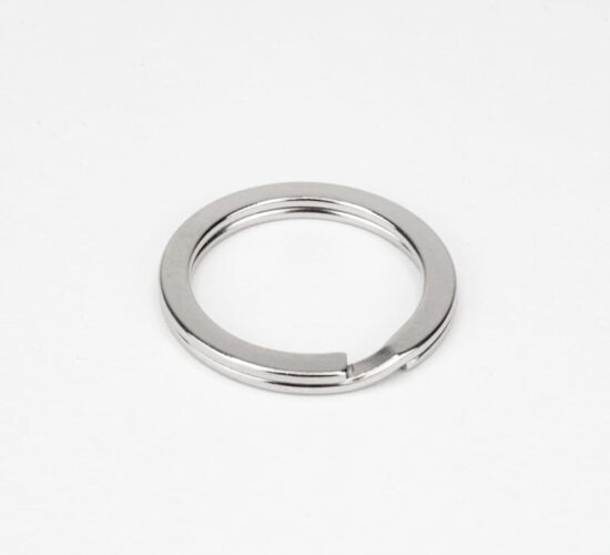 #6810 | 1" Flat Key Rings - Nickel
