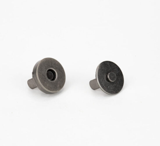 Magnetic Snap - Small - 14mm - Antique Nickel, 12-Piece Set