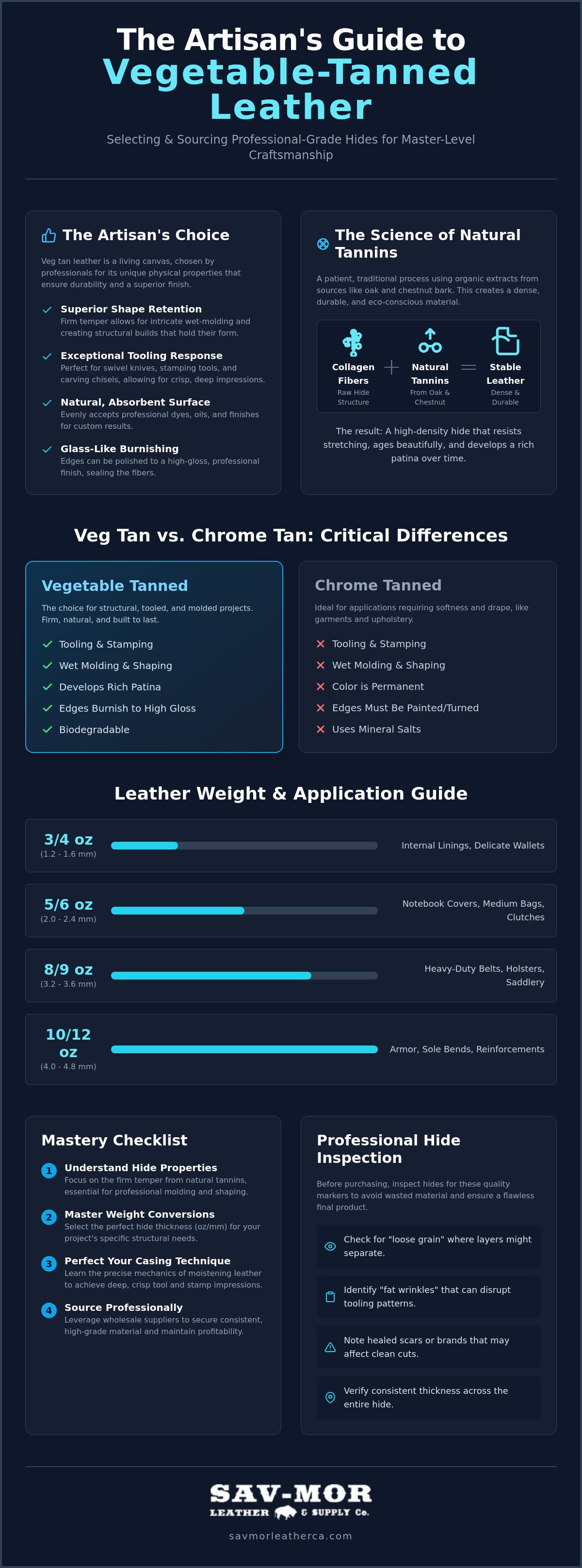 Premium Veg Tan Leather for Sale: The Artisan’s Guide to Sourcing Professional Hides