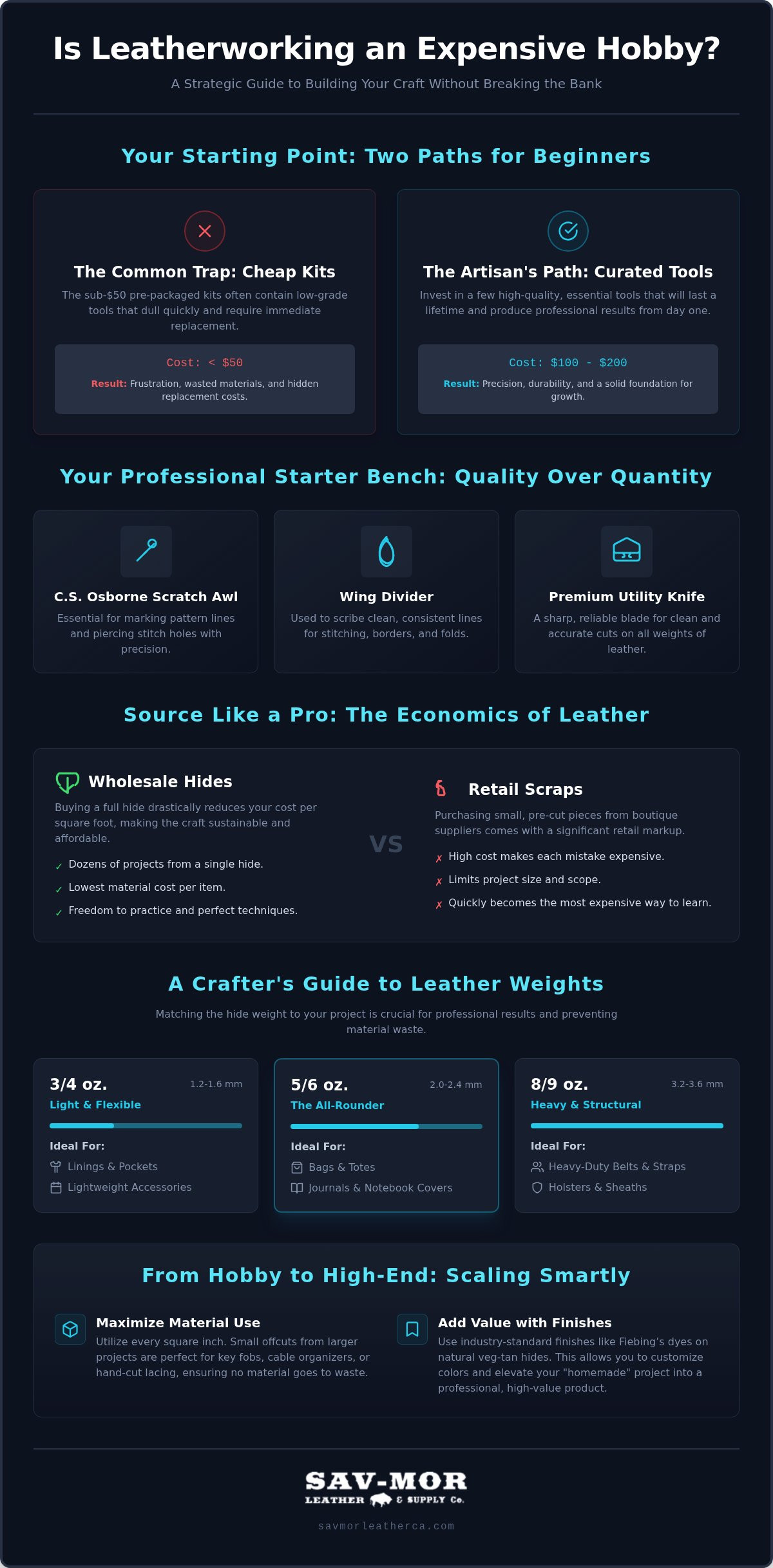 Is Leatherworking an Expensive Hobby? A Professional Cost Breakdown for 2026